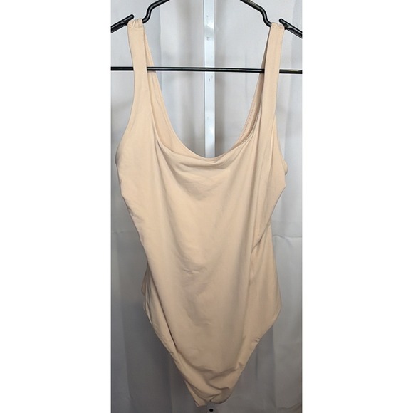 Auden Tops - Auden Women's 4-Way Stretch Tank Bodysuit Beige Size  Large - NEW